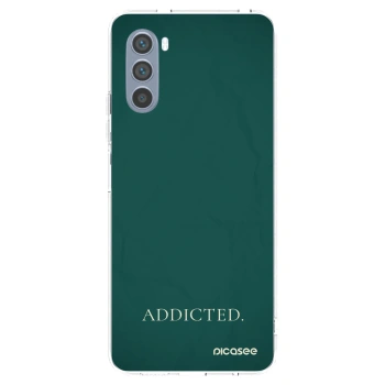 Picasee silikonski prozorni ovitek za Motorola Moto G62 - Addicted