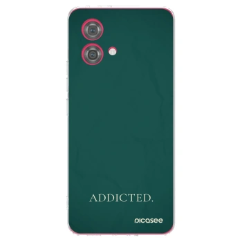 Picasee silikonski prozorni ovitek za Motorola Moto G84 5G - Addicted
