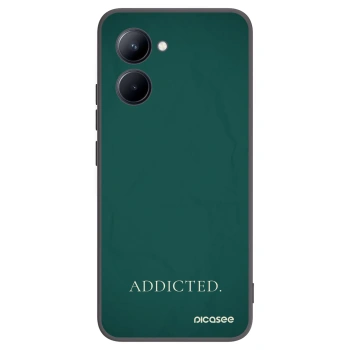 Picasee silikonski črni ovitek za Realme C33 (2023) - Addicted