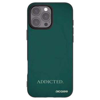 Picasee silikonski črni ovitek za Apple iPhone 16 Pro Max - Addicted