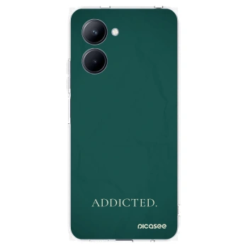 Picasee silikonski prozorni ovitek za Realme C33 (2023) - Addicted