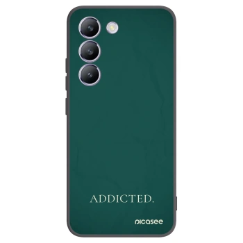 Picasee silikonski črni ovitek za Vivo V40 SE 5G - Addicted