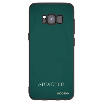 Picasee silikonski črni ovitek za Samsung Galaxy S8 G950F - Addicted