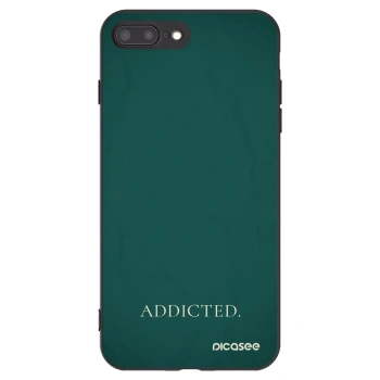 Picasee silikonski črni ovitek za Apple iPhone 8 Plus - Addicted