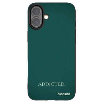 Picasee silikonski črni ovitek za Apple iPhone 16 Plus - Addicted