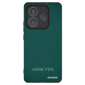 Picasee silikonski črni ovitek za Xiaomi Redmi Note 14 5G - Addicted