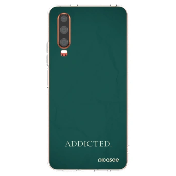 Picasee silikonski prozorni ovitek za Huawei P30 - Addicted
