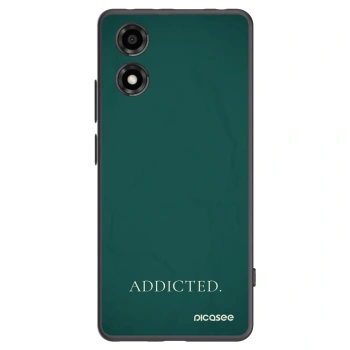 Picasee silikonski črni ovitek za Motorola Moto E14 - Addicted