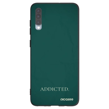 Picasee silikonski črni ovitek za Samsung Galaxy A70 A705F - Addicted