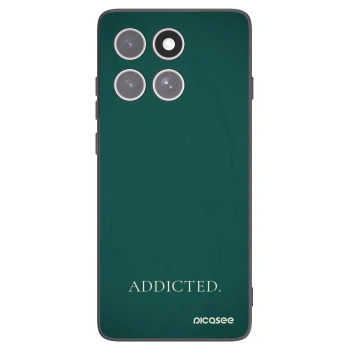 Picasee silikonski črni ovitek za Motorola Edge 60 Pro - Addicted
