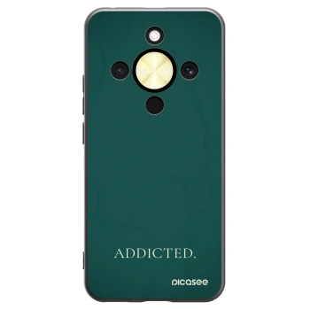 Picasee silikonski črni ovitek za Honor Magic8 Lite 5G - Addicted
