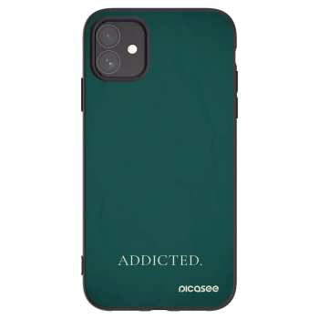 Picasee silikonski črni ovitek za Apple iPhone 11 - Addicted