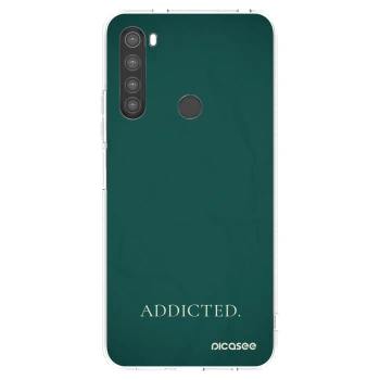 Picasee silikonski prozorni ovitek za Xiaomi Redmi Note 8 - Addicted