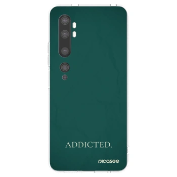 Picasee silikonski prozorni ovitek za Xiaomi Mi Note 10 (Pro) - Addicted