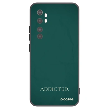 Picasee silikonski črni ovitek za Xiaomi Mi Note 10 Lite - Addicted