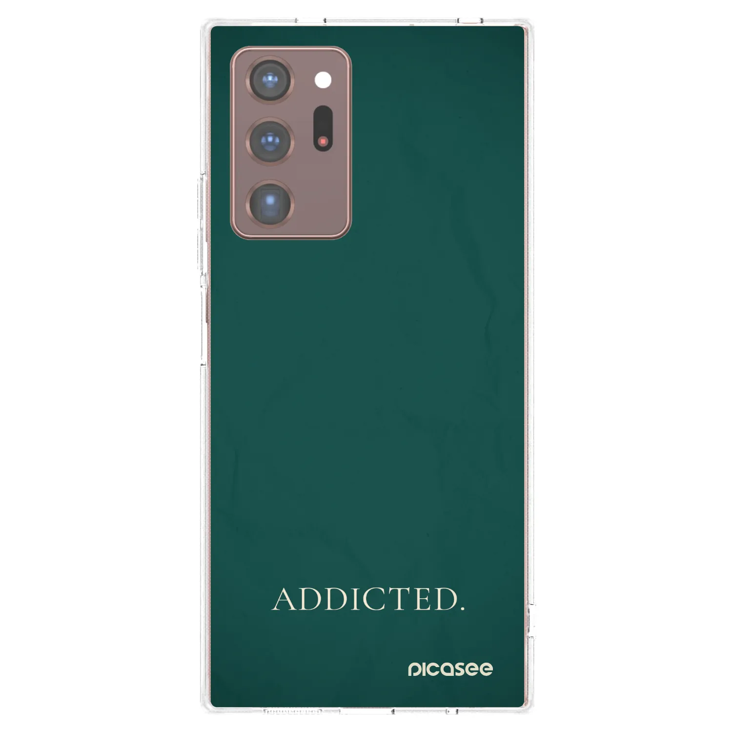 Picasee silikonski prozorni ovitek za Samsung Galaxy Note 20 Ultra - Addicted