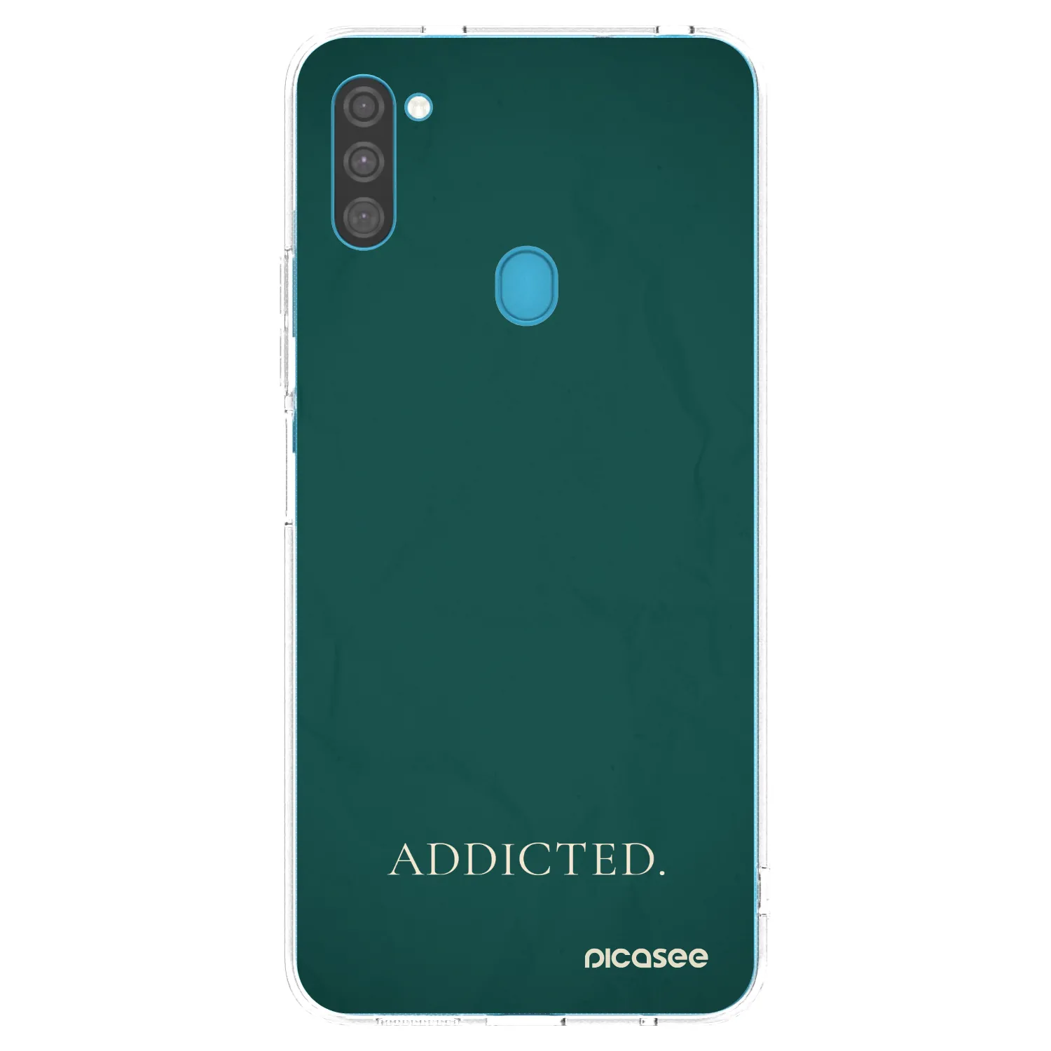 Picasee silikonski prozorni ovitek za Samsung Galaxy M11 - Addicted
