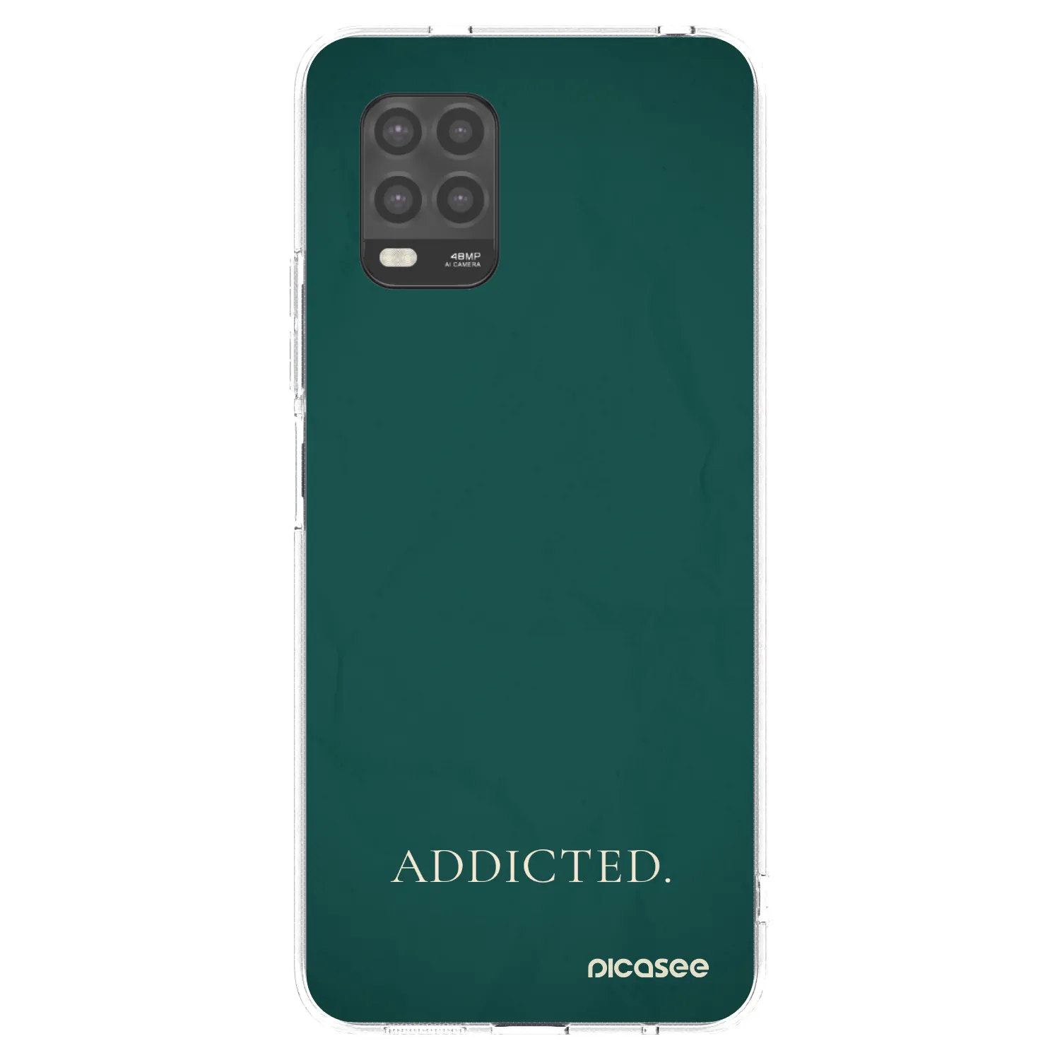 Picasee silikonski prozorni ovitek za Xiaomi Mi 10 Lite - Addicted