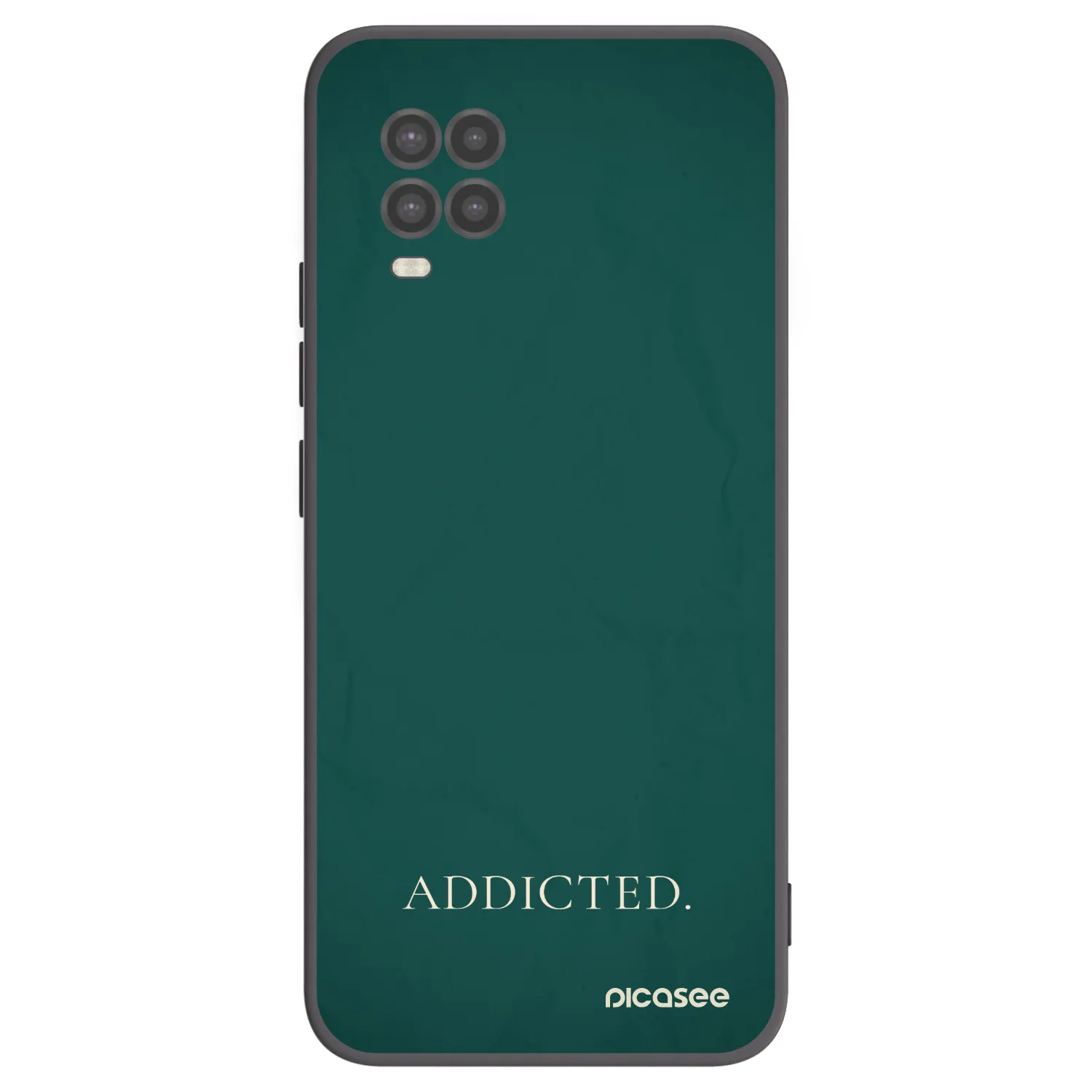 Picasee silikonski črni ovitek za Xiaomi Mi 10 Lite - Addicted