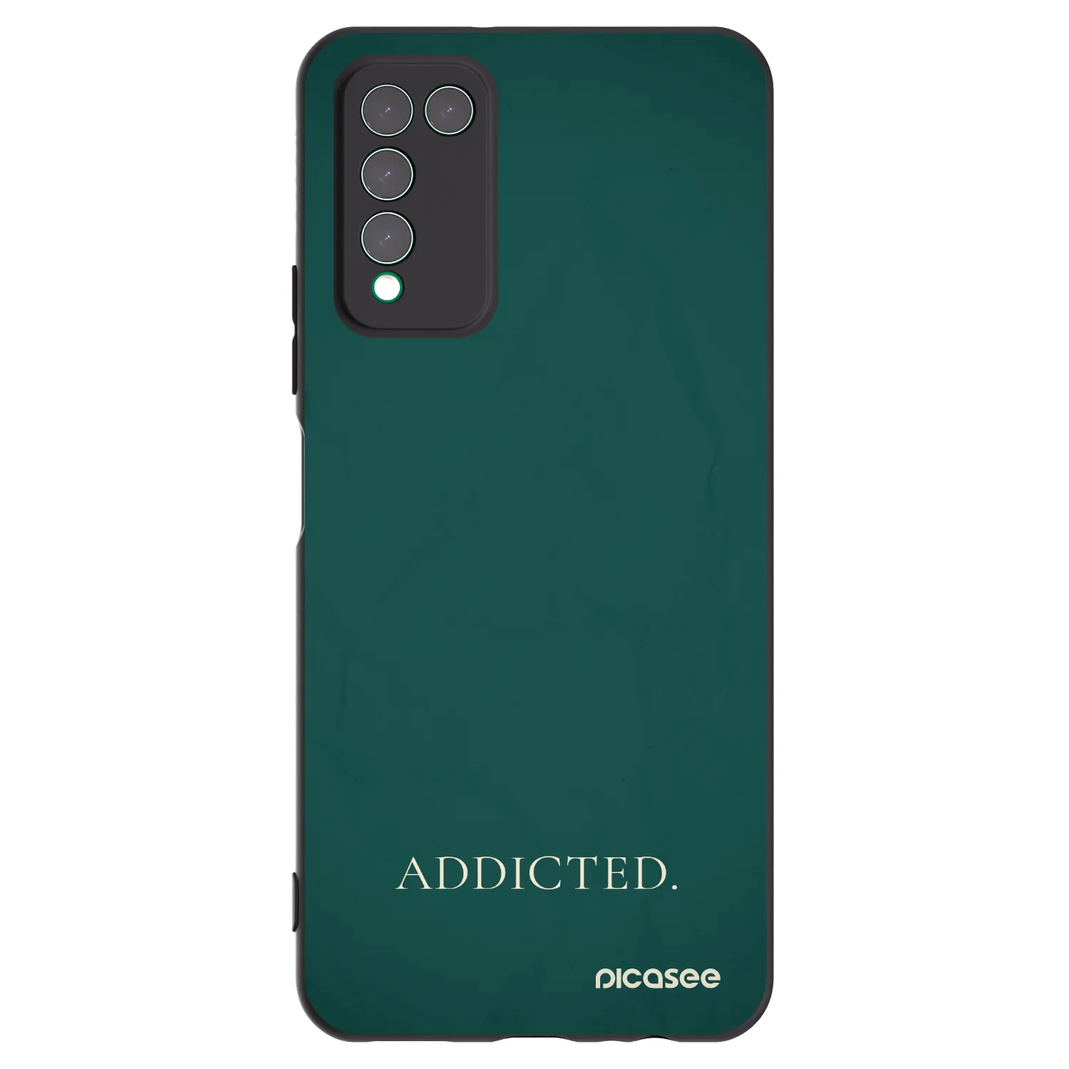 Picasee silikonski črni ovitek za Honor 10X Lite - Addicted