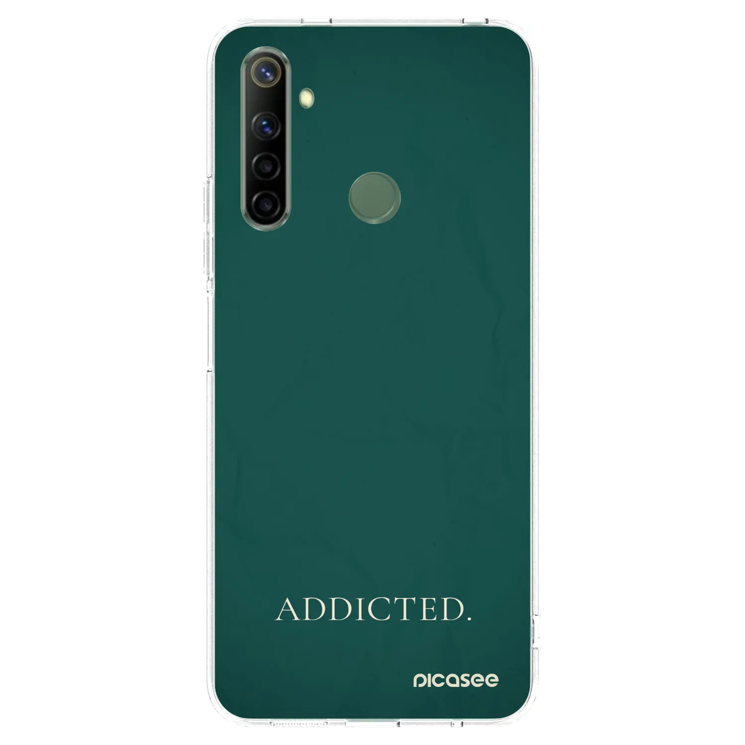 Picasee silikonski prozorni ovitek za Realme 6i - Addicted