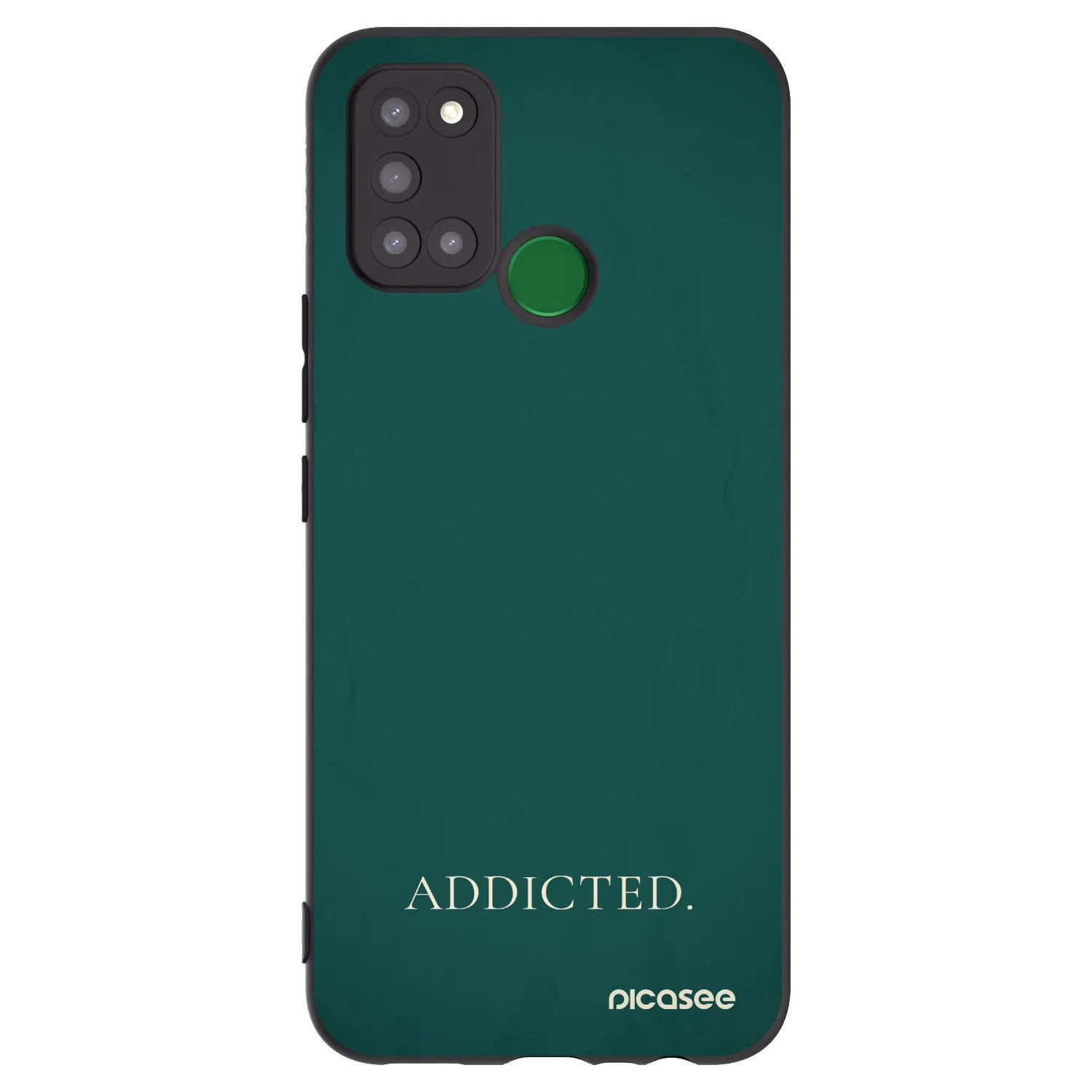 Picasee silikonski črni ovitek za Realme 7i - Addicted