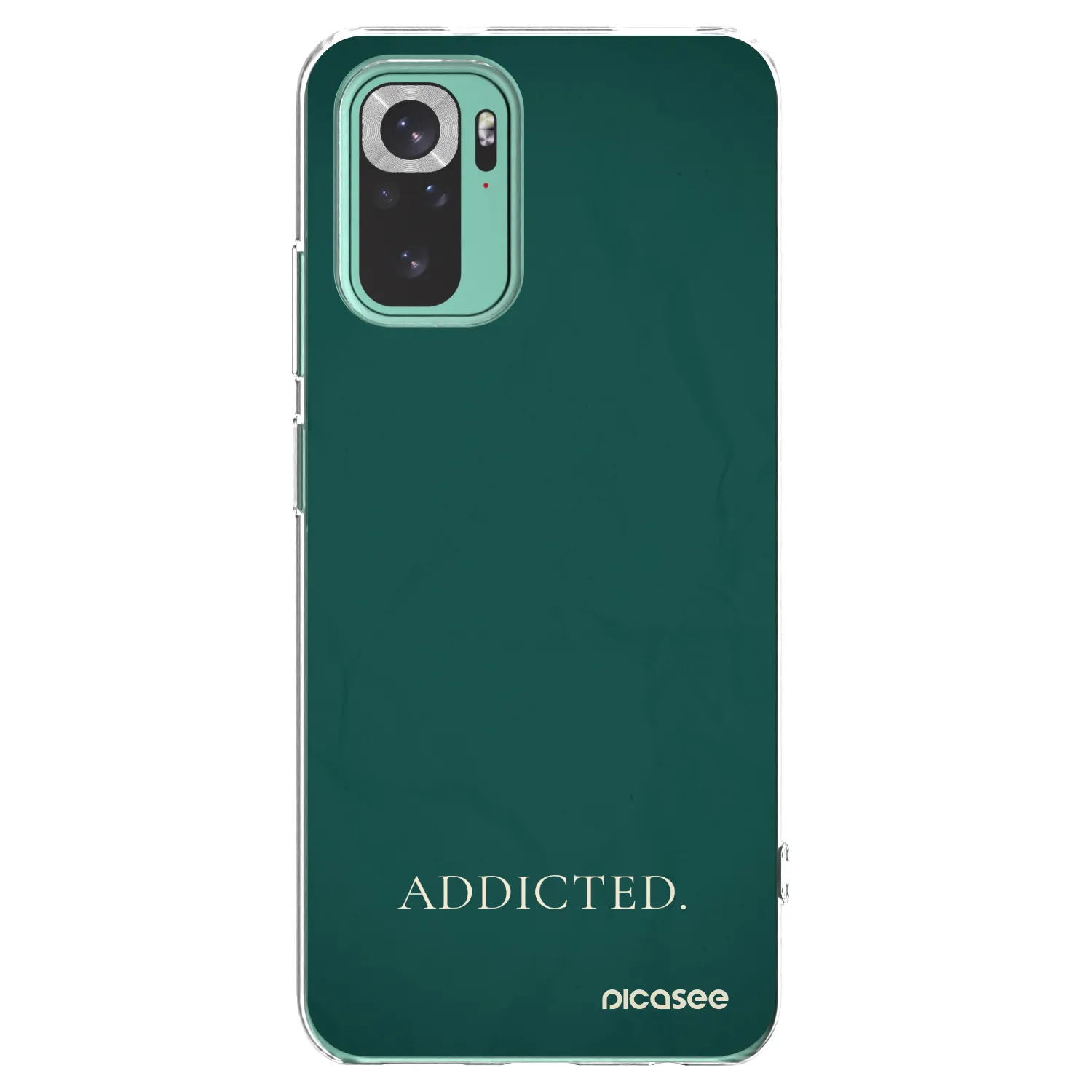 Picasee silikonski prozorni ovitek za Xiaomi Redmi Note 10 Pro - Addicted