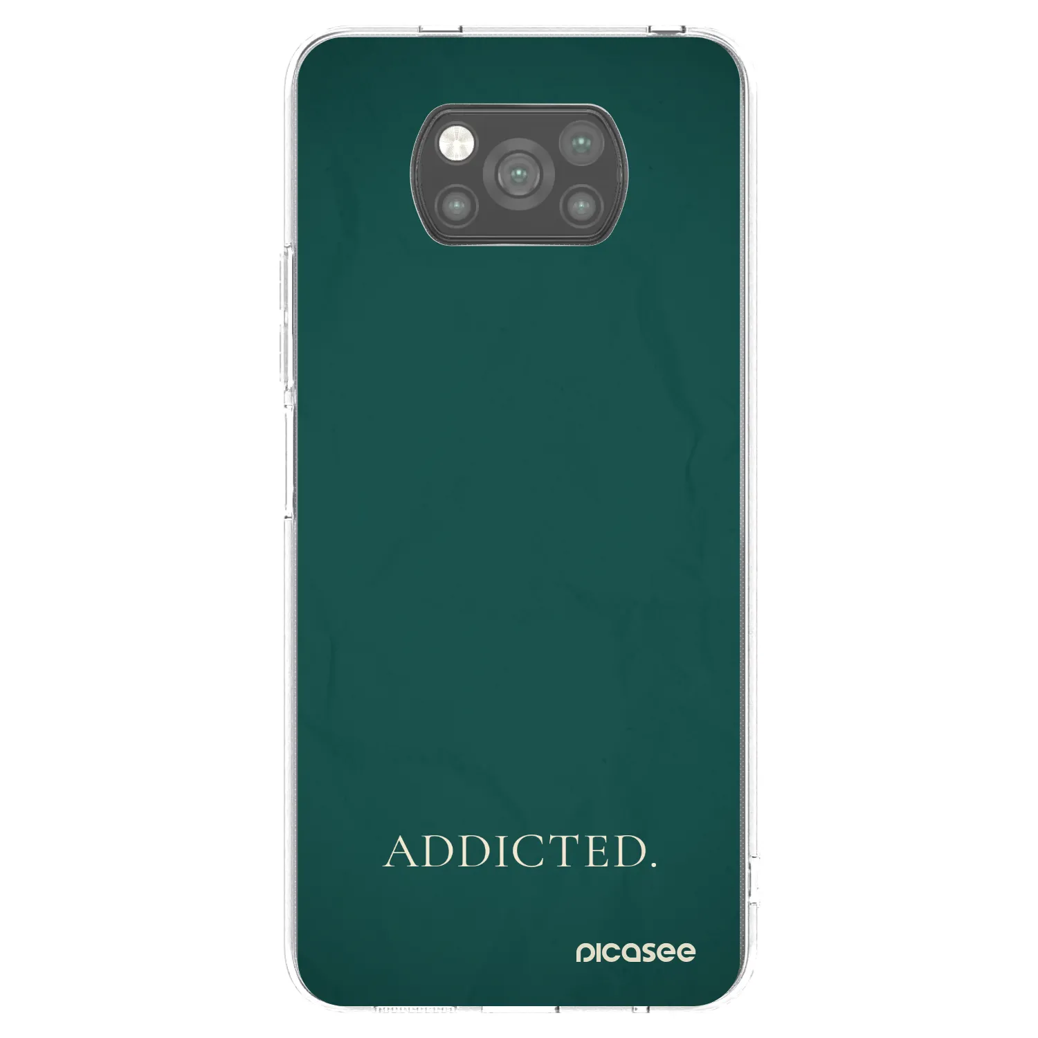 Picasee silikonski črni ovitek za Xiaomi Poco X3 Pro - Addicted