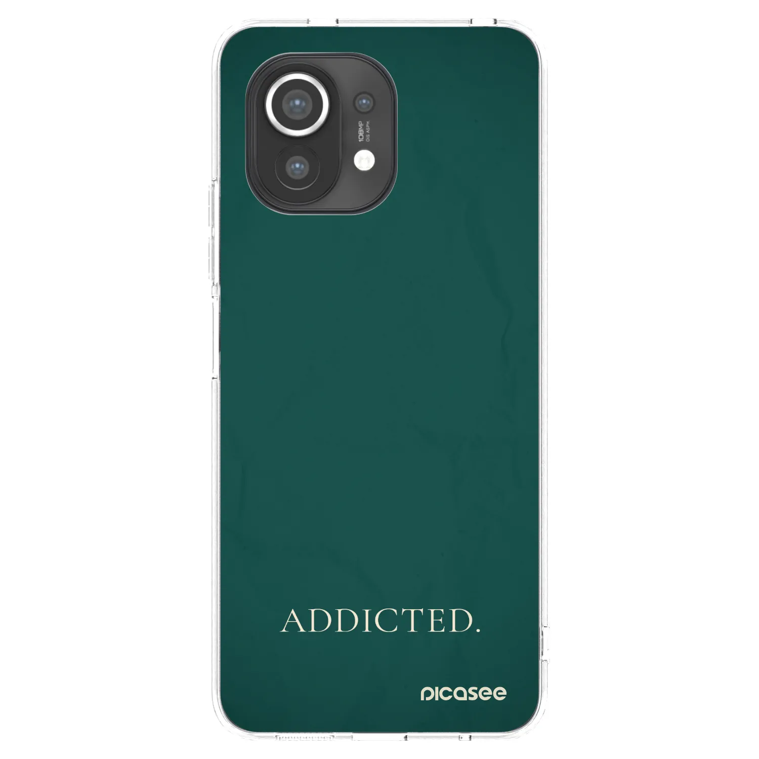 Picasee silikonski prozorni ovitek za Xiaomi Mi 11 - Addicted