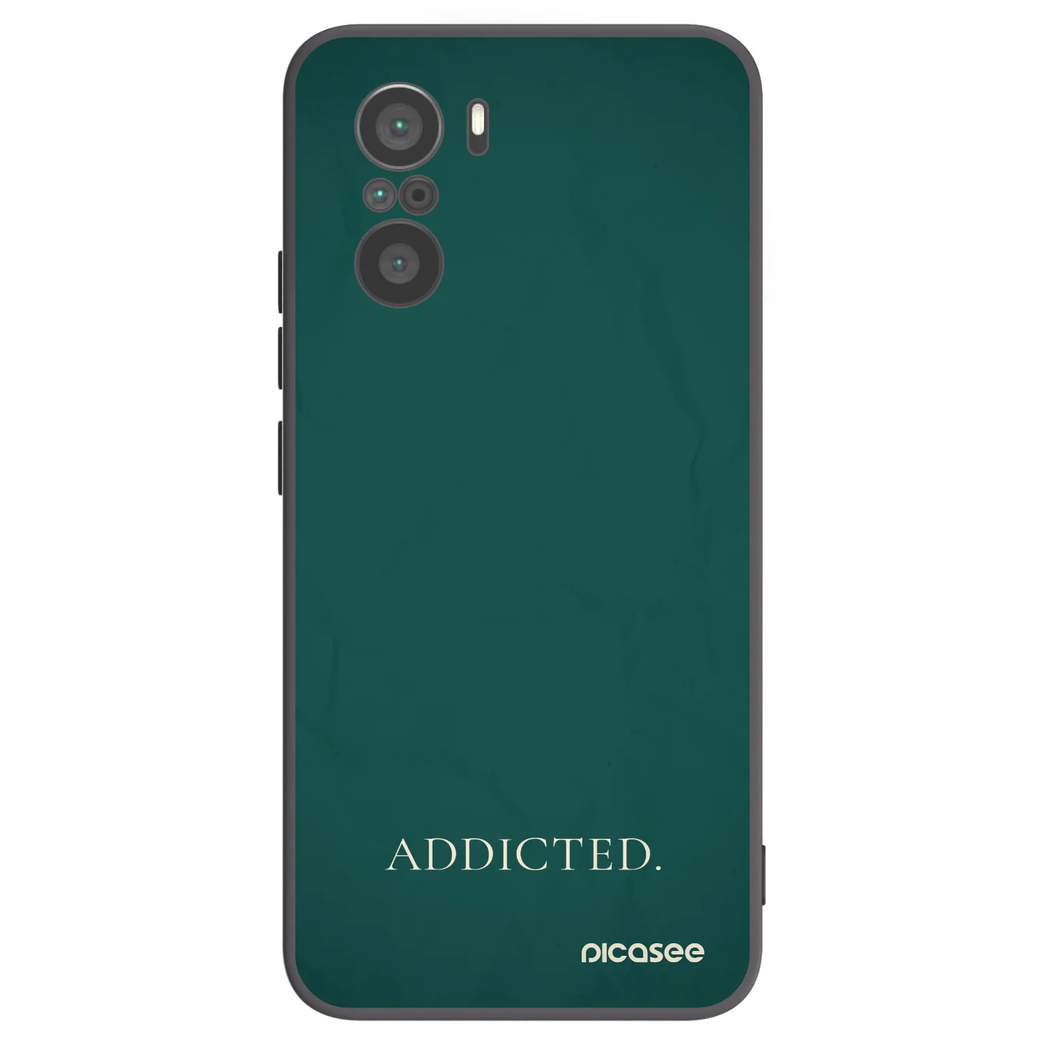 Picasee silikonski črni ovitek za Xiaomi Poco F3 - Addicted