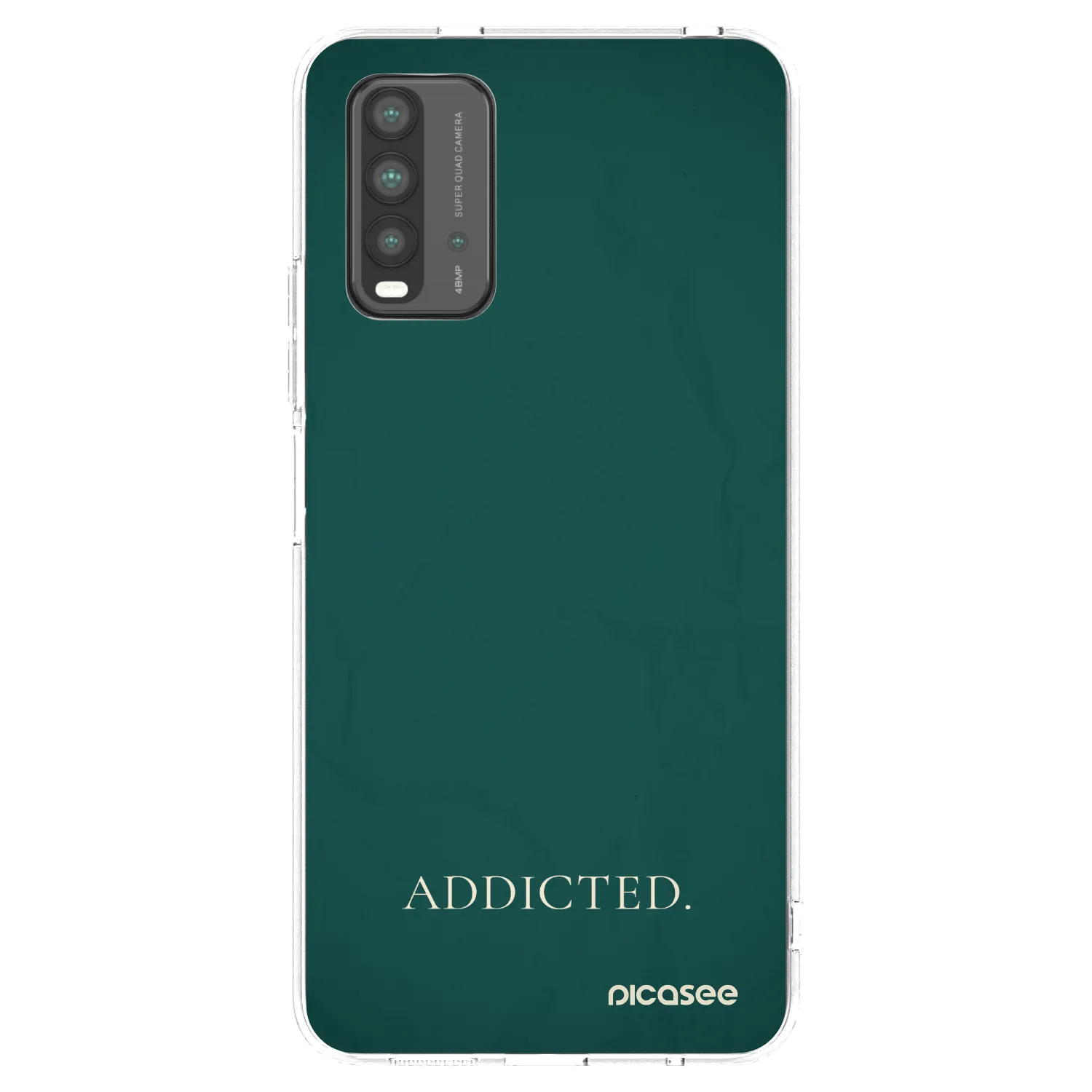 Picasee silikonski črni ovitek za Xiaomi Redmi 9T - Addicted