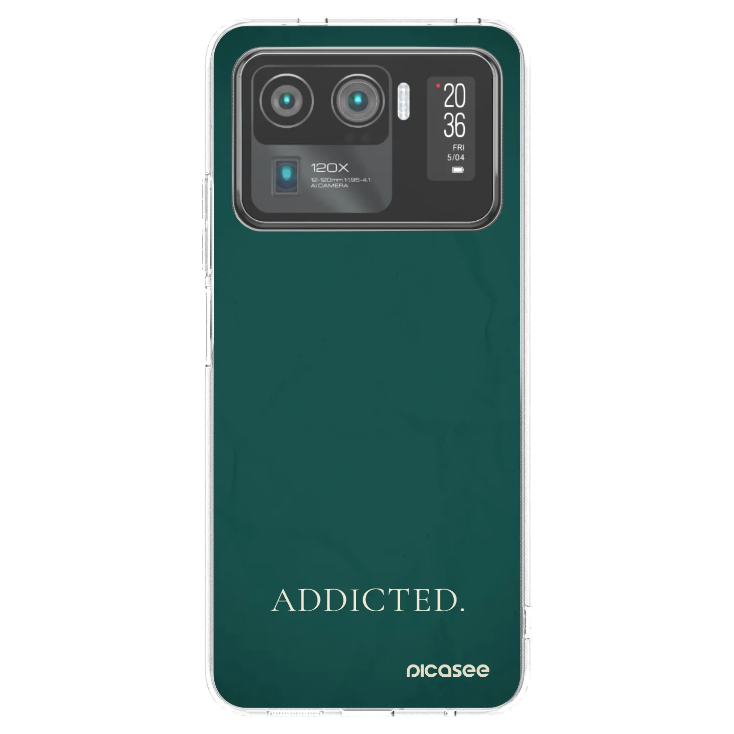 Picasee silikonski prozorni ovitek za Xiaomi Mi 11 Ultra - Addicted