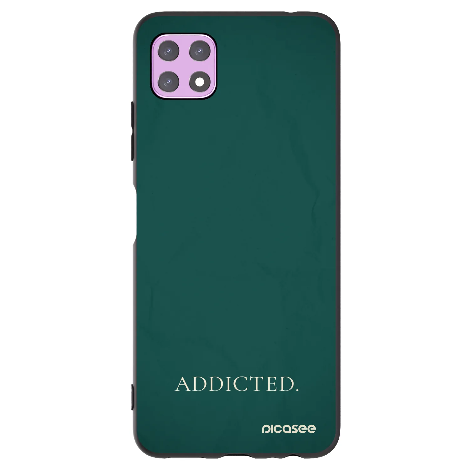 Picasee silikonski črni ovitek za Samsung Galaxy A22 A226B 5G - Addicted