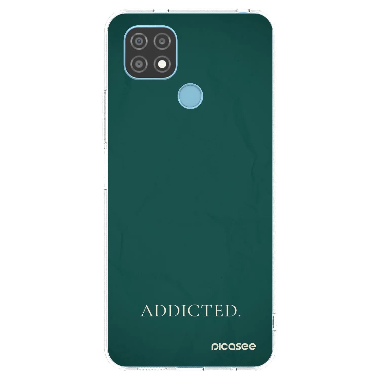 Picasee silikonski prozorni ovitek za Realme C21 - Addicted