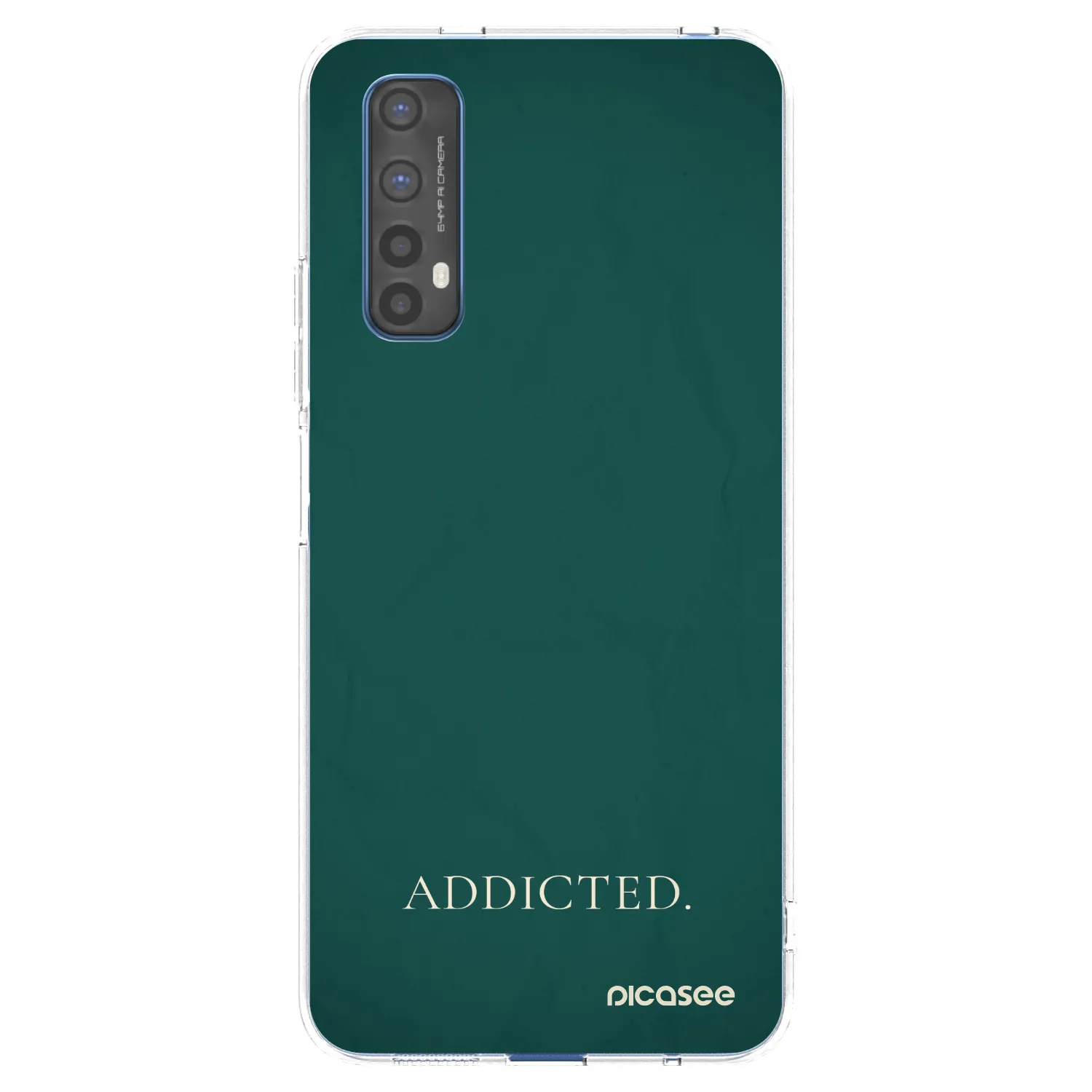 Picasee silikonski prozorni ovitek za Realme 7 - Addicted