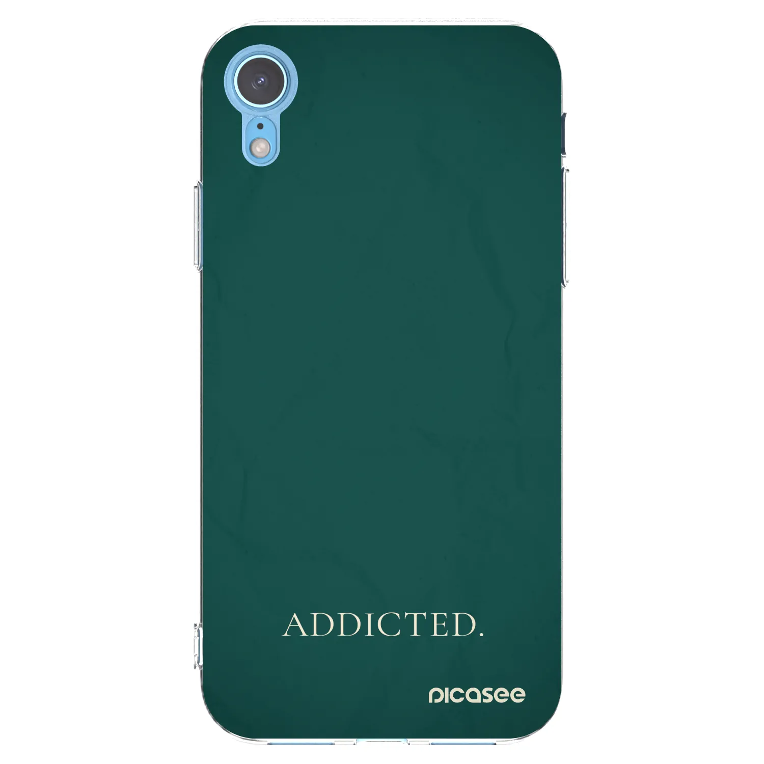 Picasee silikonski prozorni ovitek za Apple iPhone XR - Addicted