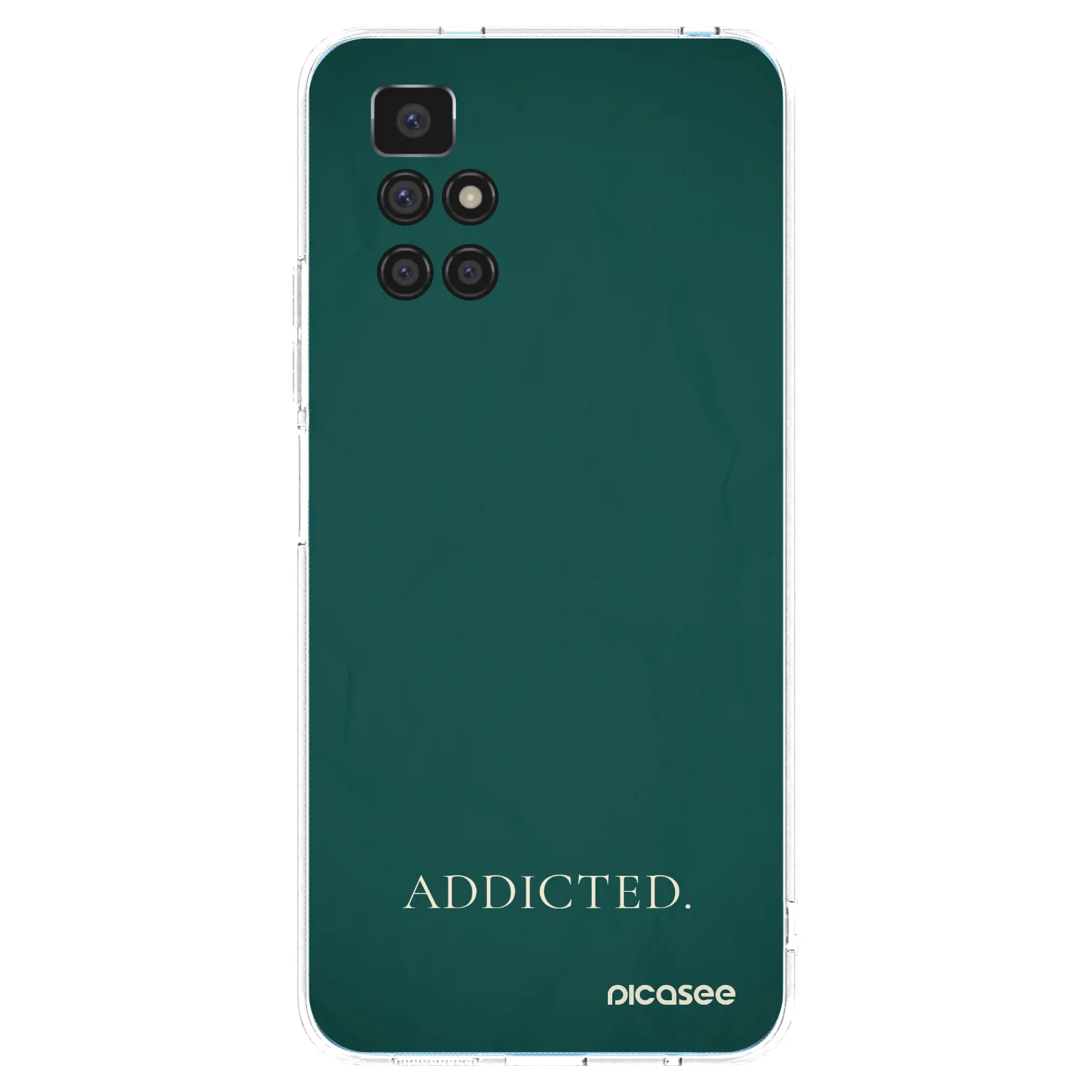 Picasee silikonski prozorni ovitek za Xiaomi Redmi 10 - Addicted