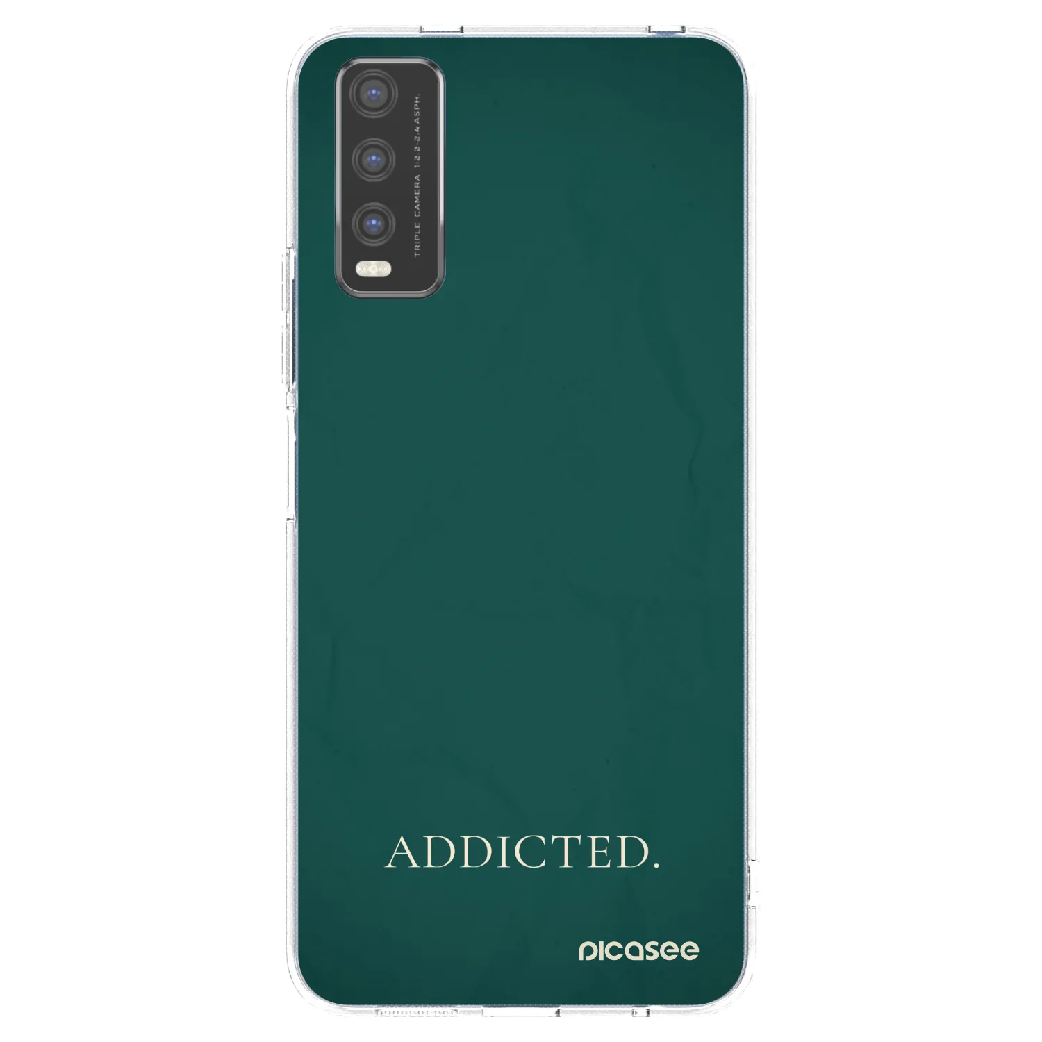 Picasee silikonski prozorni ovitek za Vivo Y20s - Addicted