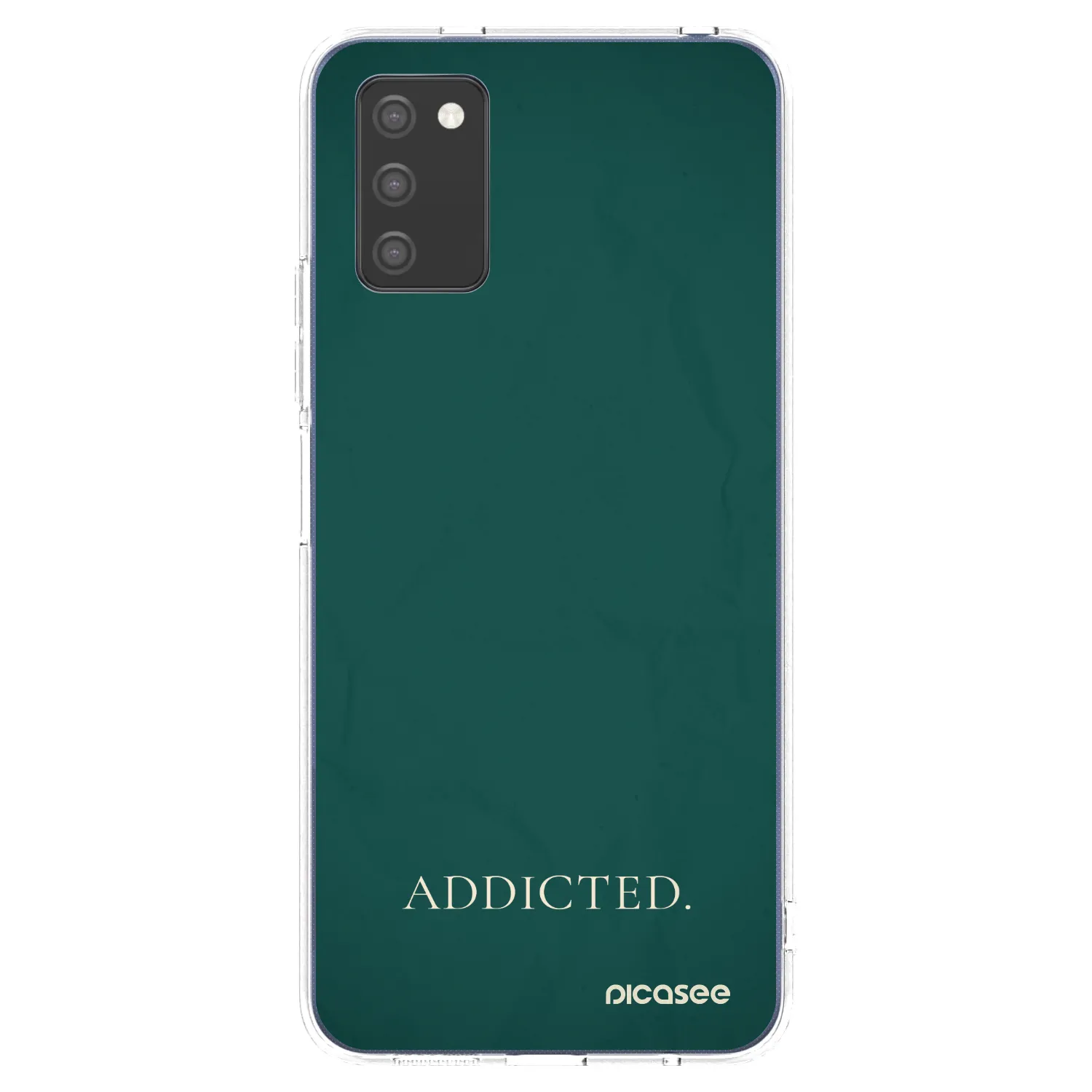 Picasee silikonski prozorni ovitek za Samsung Galaxy A03s A037G - Addicted
