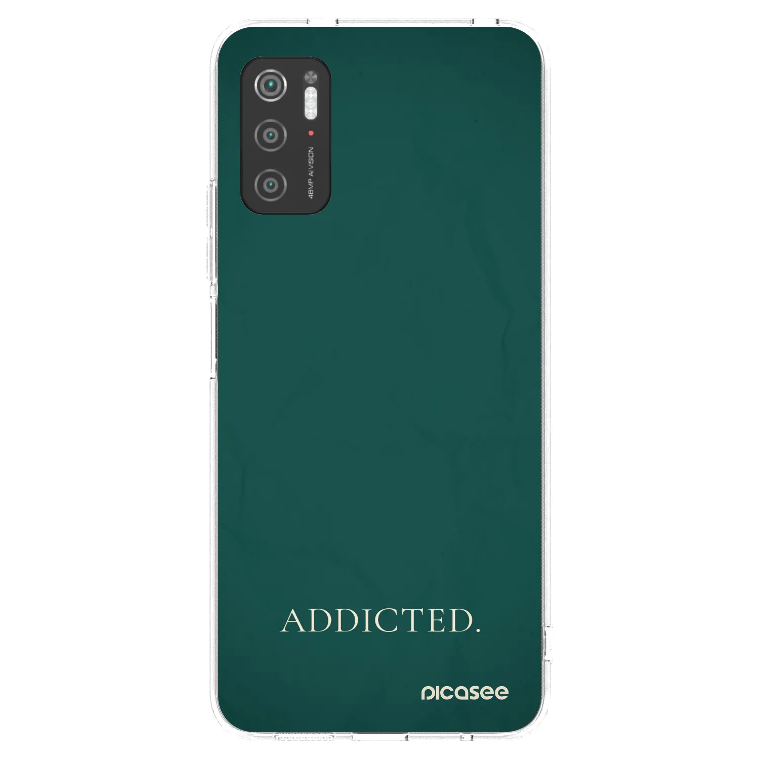 Picasee silikonski prozorni ovitek za Xiaomi Poco M3 Pro 5G - Addicted
