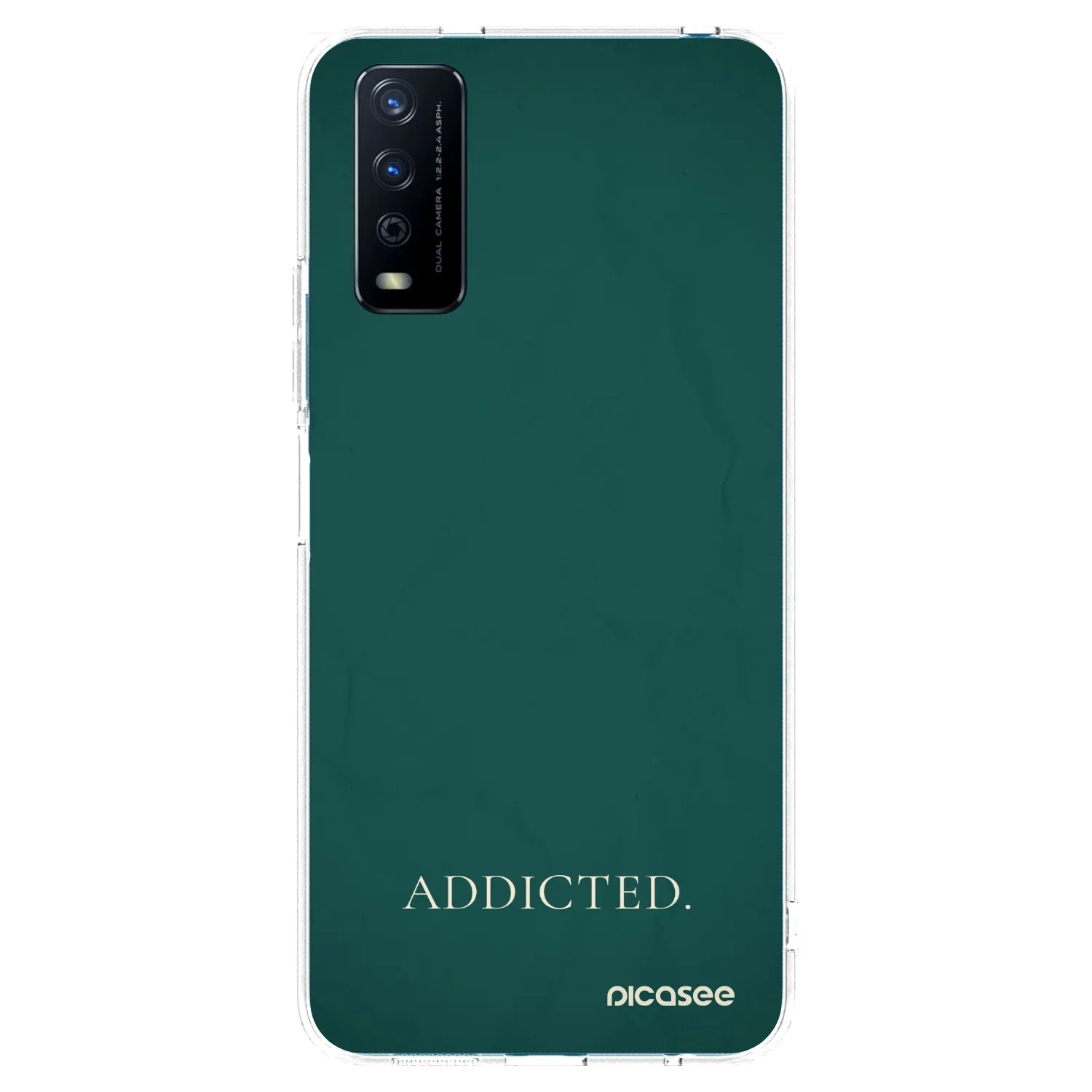 Picasee silikonski prozorni ovitek za Vivo Y11s - Addicted