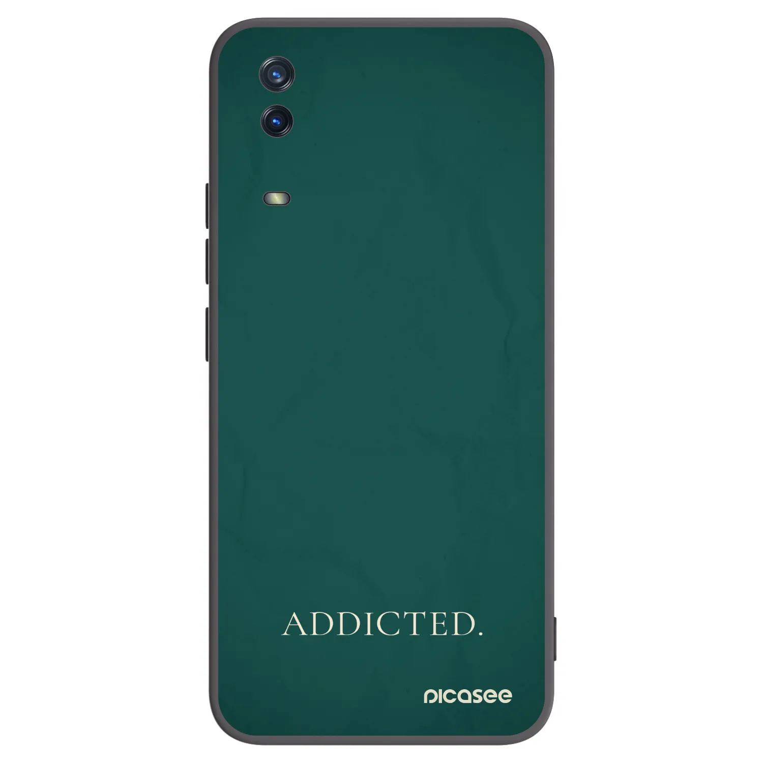 Picasee silikonski črni ovitek za Vivo Y11s - Addicted