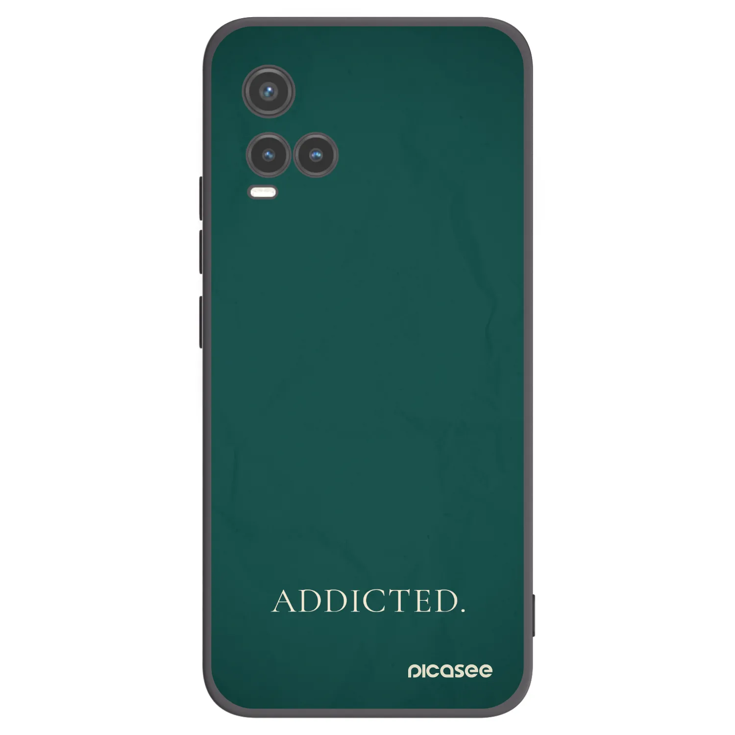 Picasee silikonski črni ovitek za Vivo Y33s - Addicted