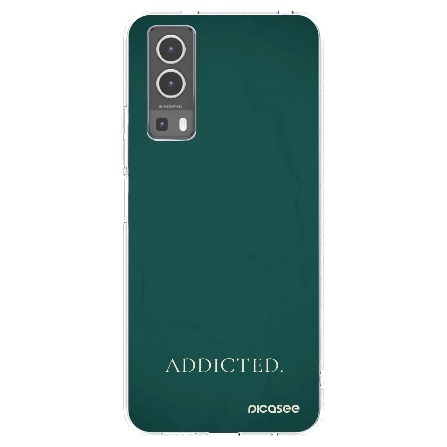 Picasee silikonski prozorni ovitek za Vivo Y72 5G - Addicted
