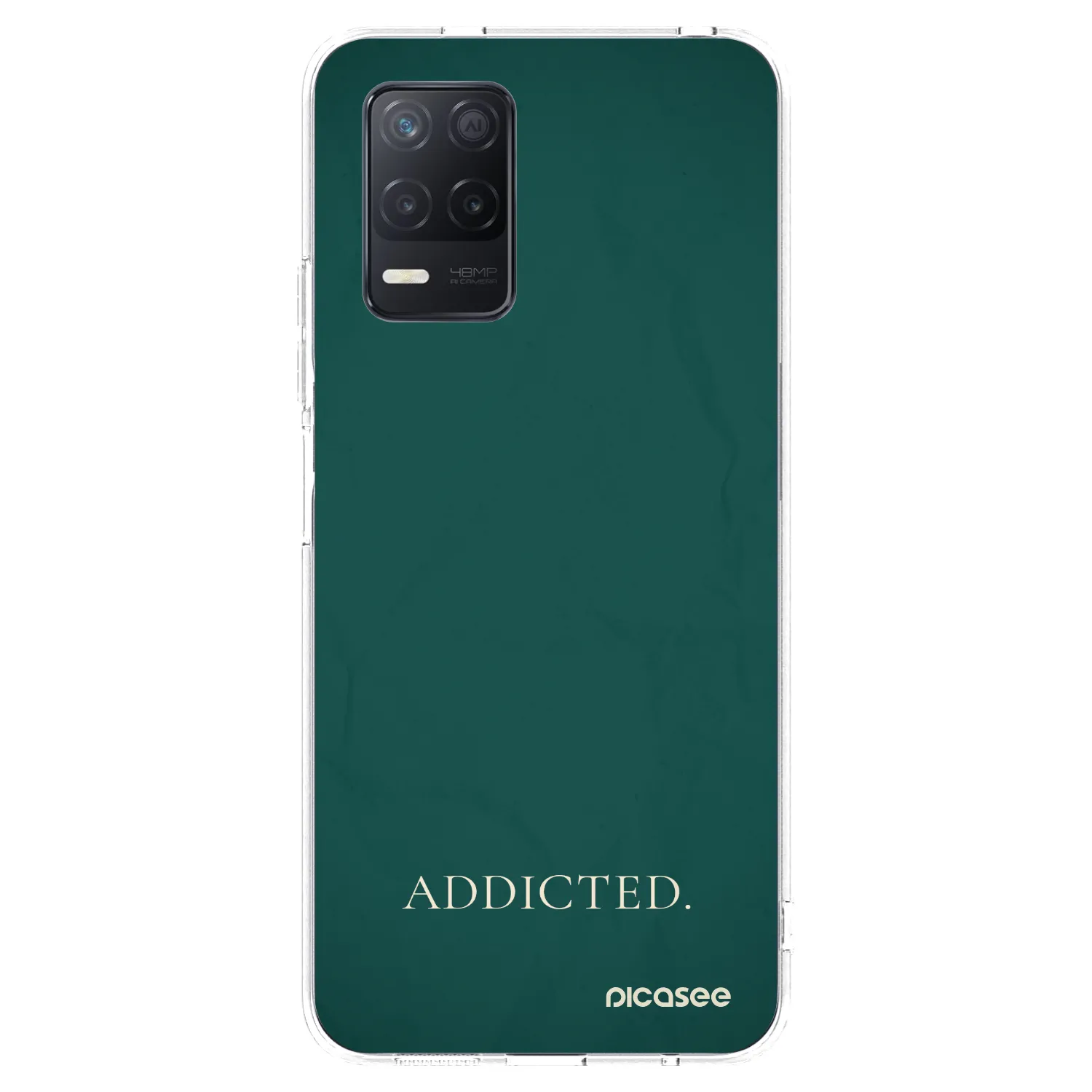 Picasee silikonski prozorni ovitek za Realme 8 5G - Addicted