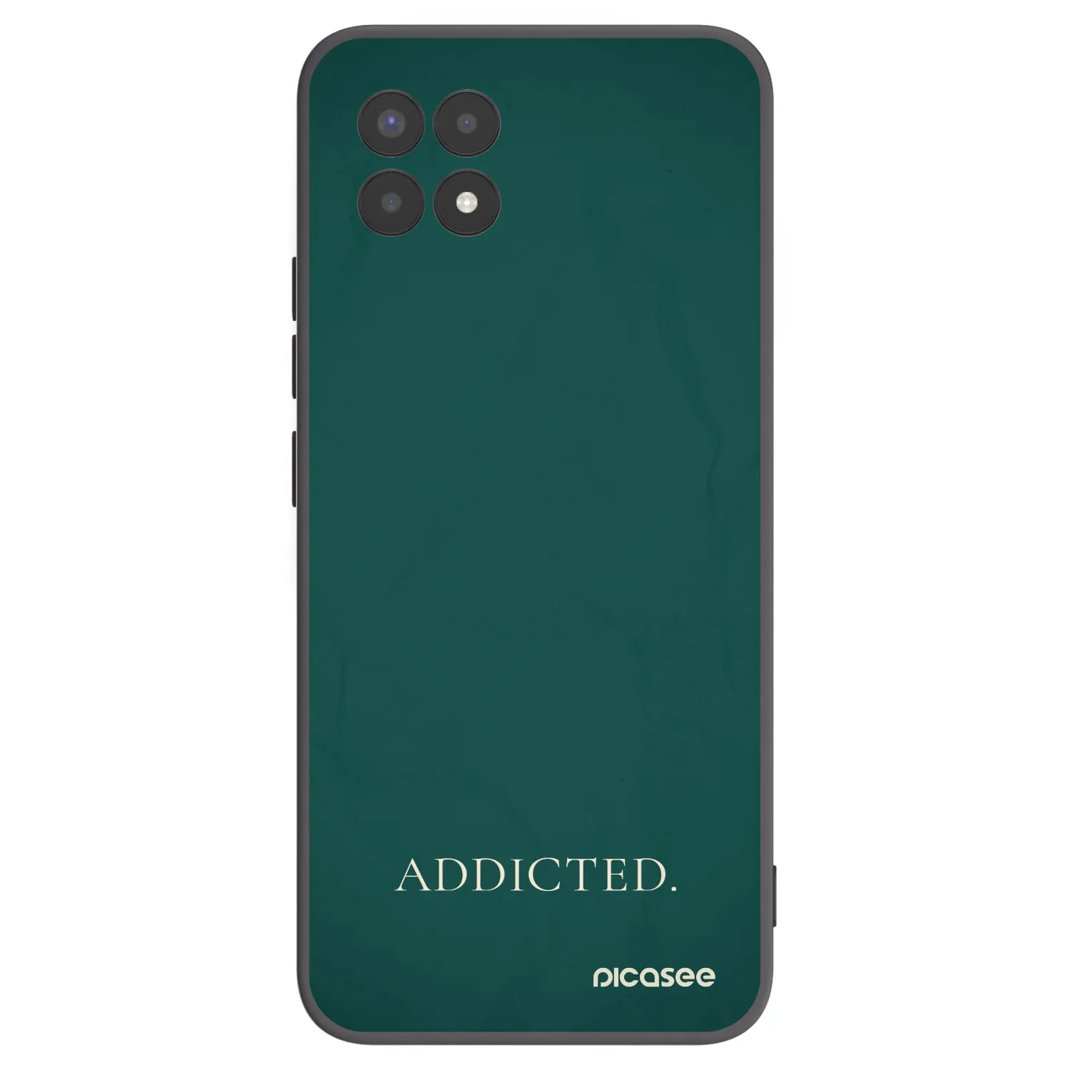 Picasee silikonski črni ovitek za Realme 8i - Addicted