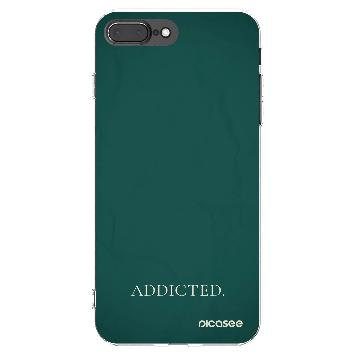 Picasee silikonski prozorni ovitek za Apple iPhone 7 Plus - Addicted