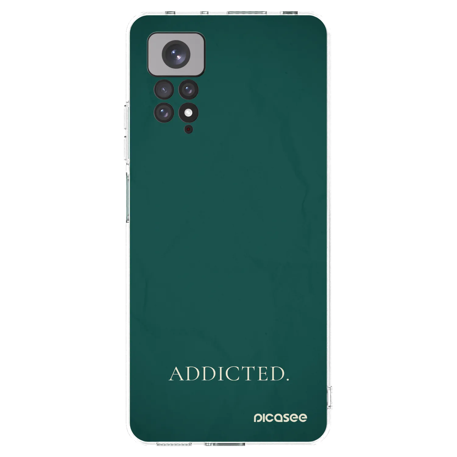 Picasee silikonski prozorni ovitek za Xiaomi Redmi Note 11S 4G - Addicted