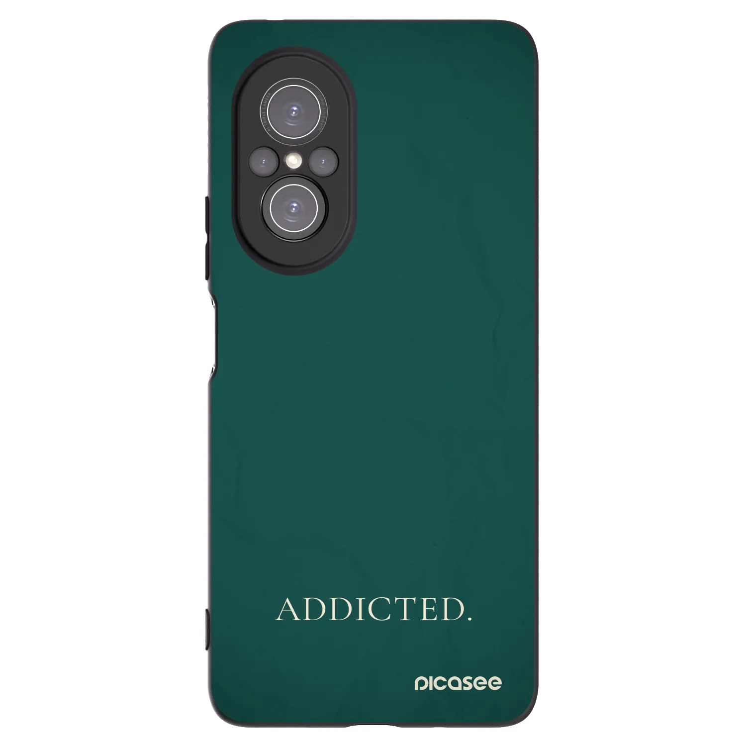 Picasee silikonski črni ovitek za Huawei Nova 9 SE - Addicted