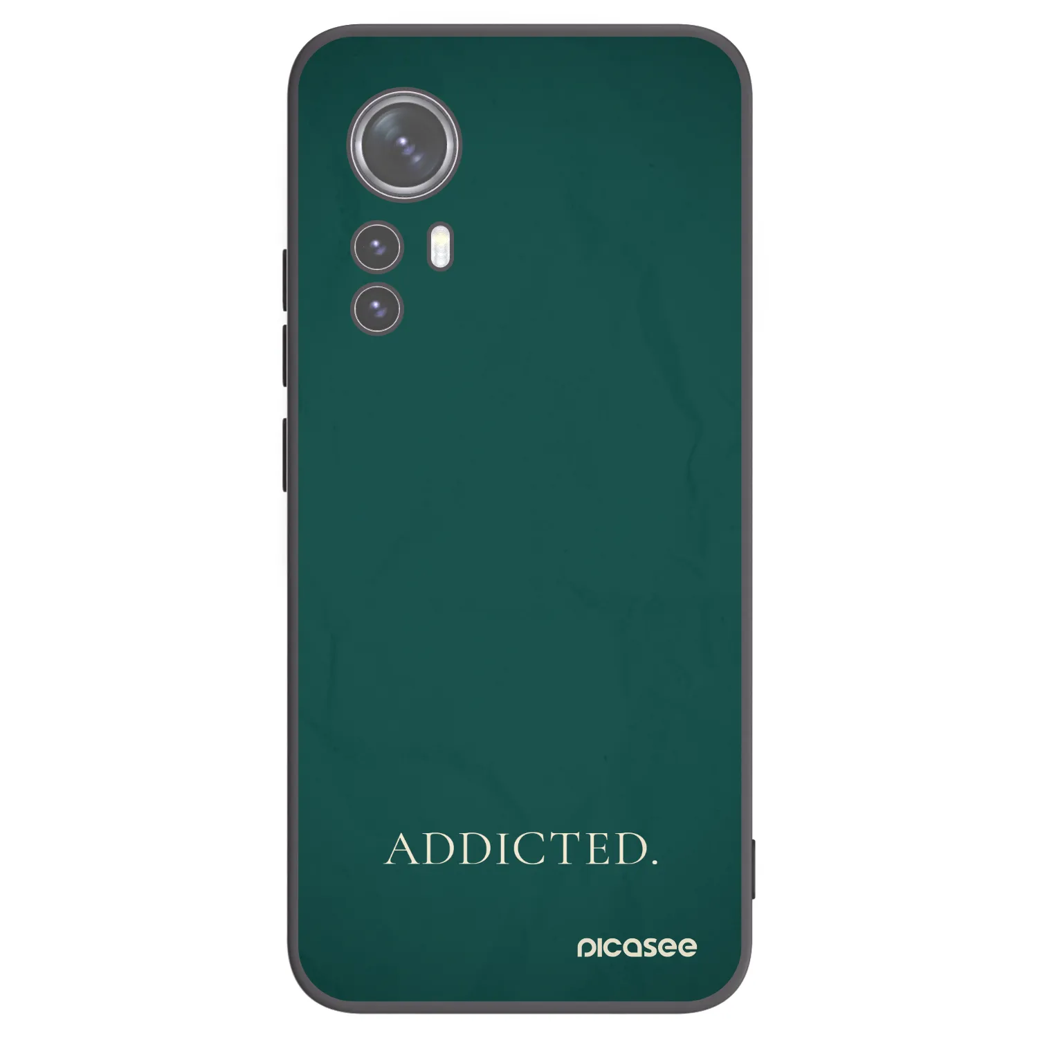 Picasee silikonski črni ovitek za Xiaomi 12 - Addicted